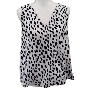 A new Day | Dalmatian Printed Blouse | Size: M